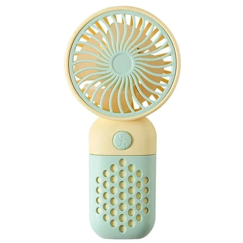 Mini Ventilateur Portable USB Rechargeable – Design Cartoon Mignon pour Étudiants