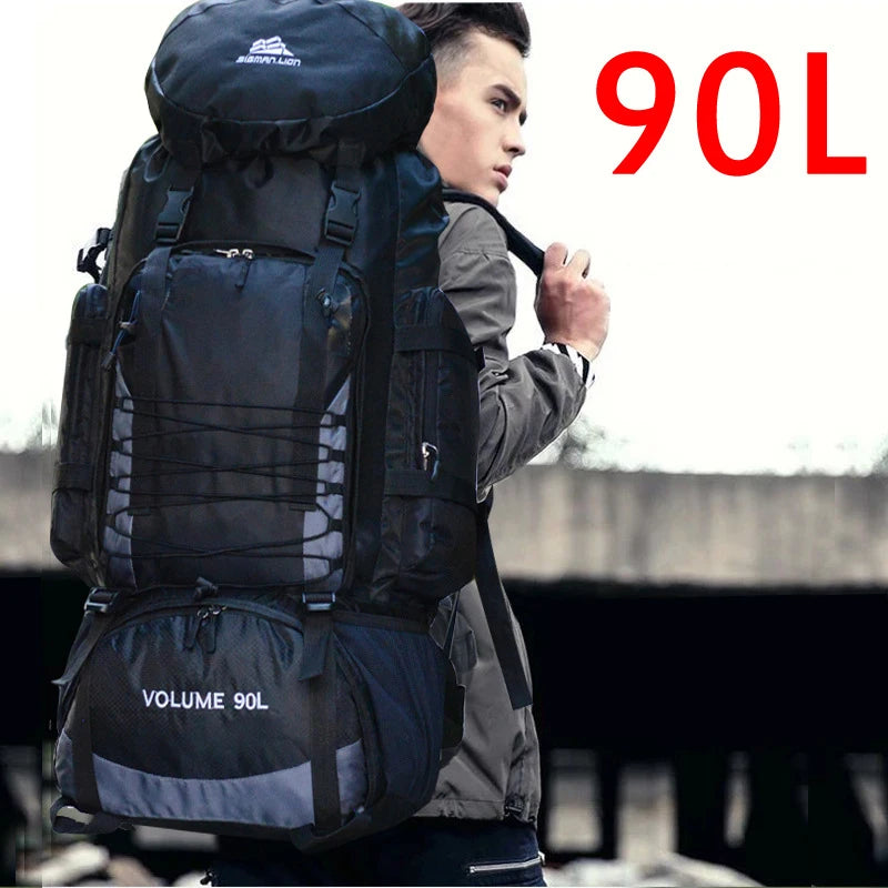 Sac de Voyage 90L – Sac à Dos de Camping, Randonnée, Escalade et Sport