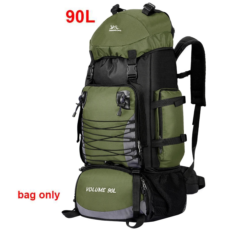 Sac de Voyage 90L – Sac à Dos de Camping, Randonnée, Escalade et Sport