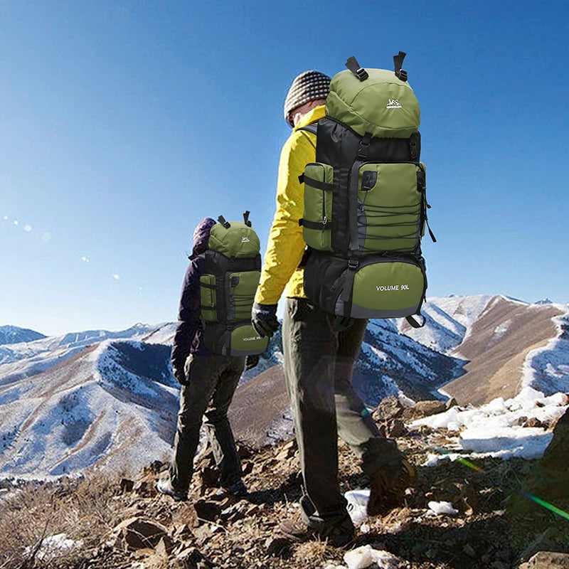 Sac de Voyage 90L – Sac à Dos de Camping, Randonnée, Escalade et Sport