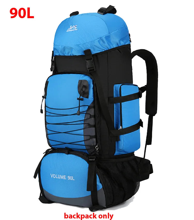 Sac de Voyage 90L – Sac à Dos de Camping, Randonnée, Escalade et Sport