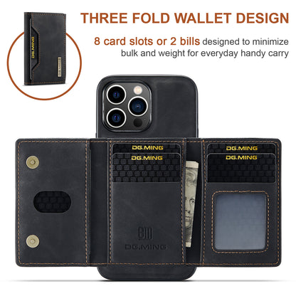 2 in 1 Detachable Wallet Case with Card Holder for IPhone 13 Mini 16E 16 15 Plus 14 13 12 Pro Max XS XR Leather Shockproof Cover