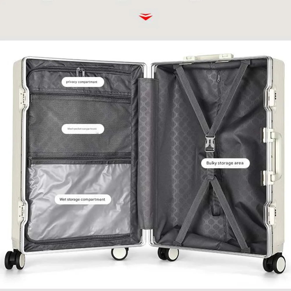 Valise Trolley 20 pouces avec Port USB et Serrure TSA