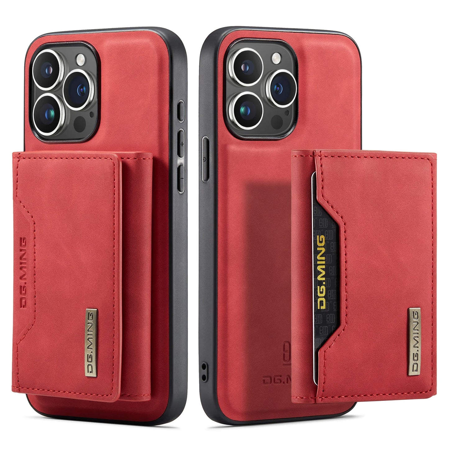 2 in 1 Detachable Wallet Case with Card Holder for IPhone 13 Mini 16E 16 15 Plus 14 13 12 Pro Max XS XR Leather Shockproof Cover