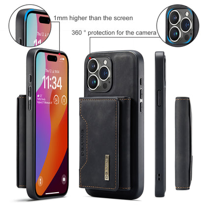 2 in 1 Detachable Wallet Case with Card Holder for IPhone 13 Mini 16E 16 15 Plus 14 13 12 Pro Max XS XR Leather Shockproof Cover