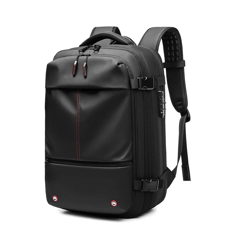 Sac à Dos de Voyage Homme avec Compression à Vide, Sac à Dos pour Ordinateur Portable 17 pouces