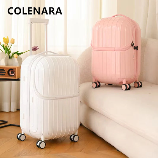COLENARA Laptop Luggage Front Opening Boarding Case
