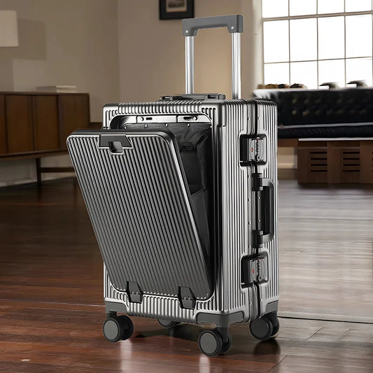 Valise Trolley 20 pouces avec Port USB et Serrure TSA