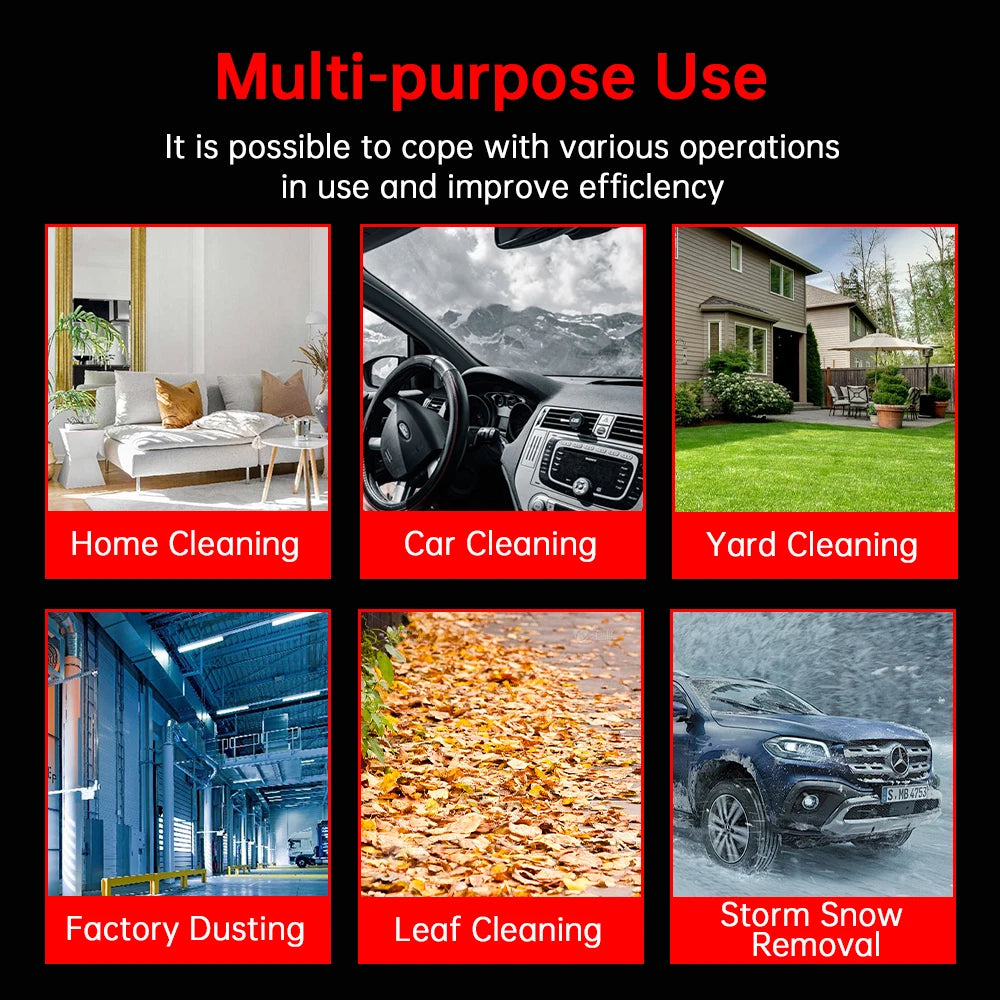 Car Wash Blower Handheld electric duster 1050W Turbine Blower Jet fan High Powerful Blower for Outdoor Car Home Garden Clean