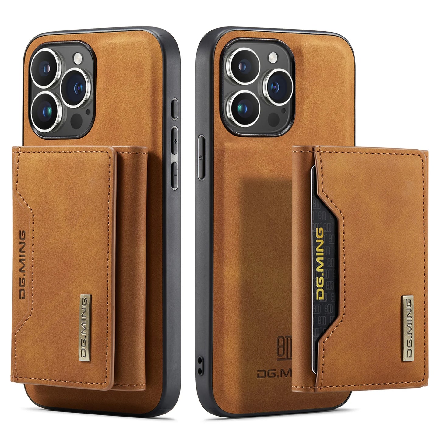2 in 1 Detachable Wallet Case with Card Holder for IPhone 13 Mini 16E 16 15 Plus 14 13 12 Pro Max XS XR Leather Shockproof Cover