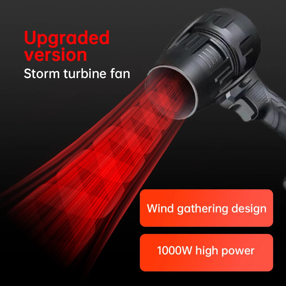 Car Wash Blower Handheld electric duster 1050W Turbine Blower Jet fan High Powerful Blower for Outdoor Car Home Garden Clean