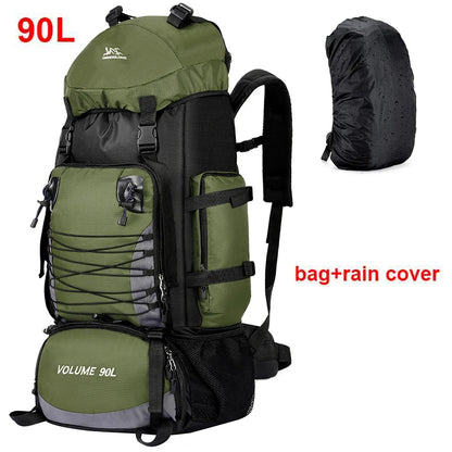 Sac de Voyage 90L – Sac à Dos de Camping, Randonnée, Escalade et Sport