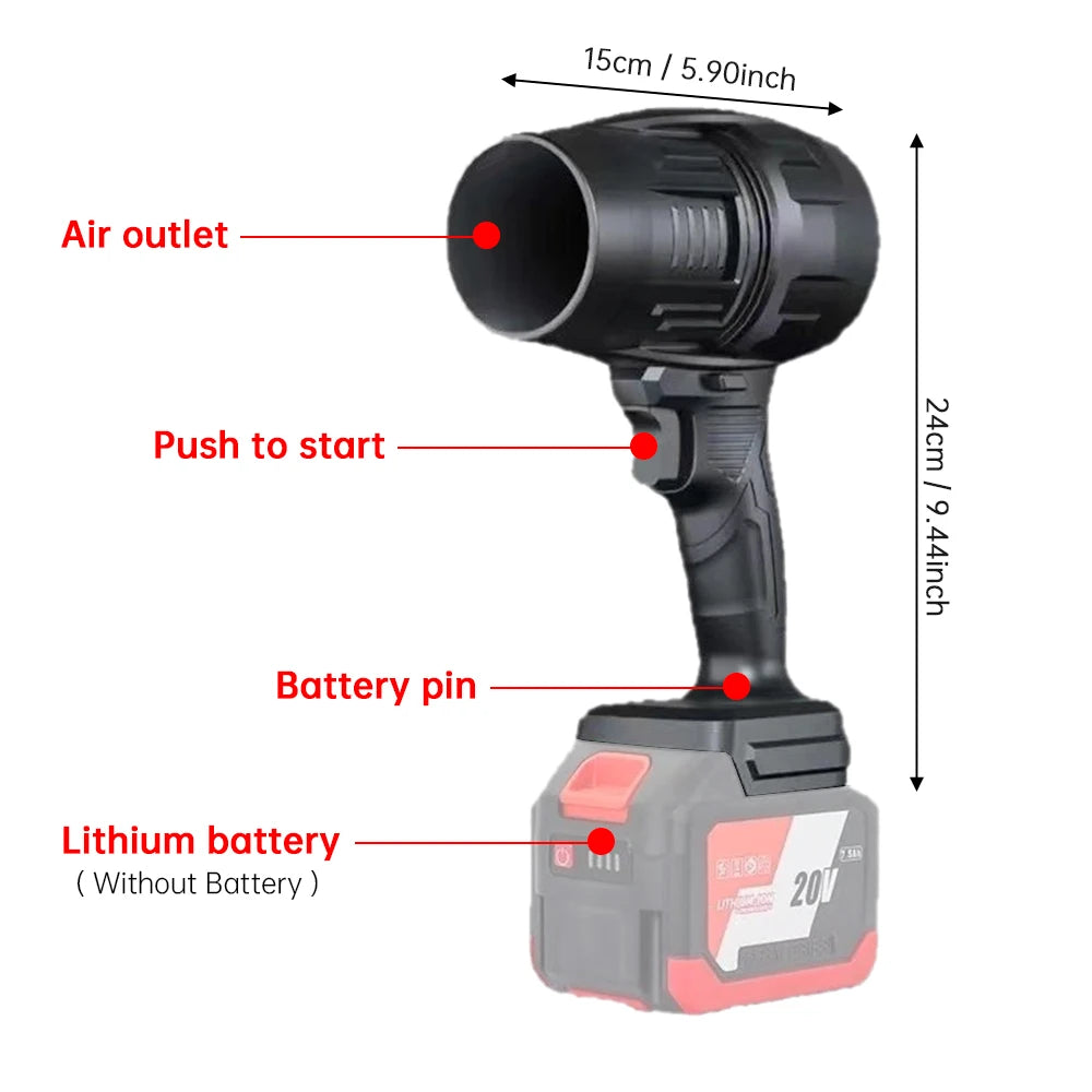 Car Wash Blower Handheld electric duster 1050W Turbine Blower Jet fan High Powerful Blower for Outdoor Car Home Garden Clean